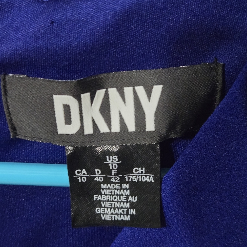 DKNY Vibrant Blue Long Dress - Picture 2 of 5